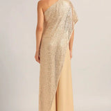 AMARA ONE SHOULDER MESH JUMPSUIT Namrata Joshipura Online