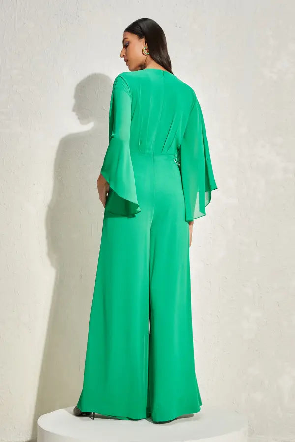 Metallic Quad Batwing Jumpsuit Namrata Joshipura