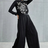 Moon Flower Collar Top Namrata Joshipura