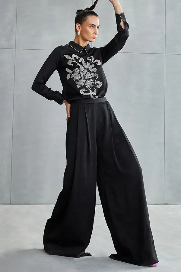 Moon Flower Collar Top Namrata Joshipura