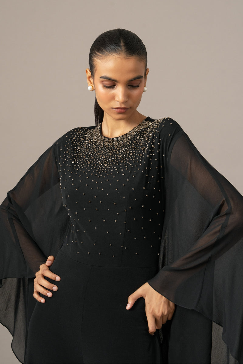 Star gaze Batwing Jumpsuit