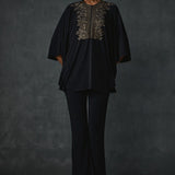 Lattice Side Frill Co-ord Set Namrata Joshipura Online