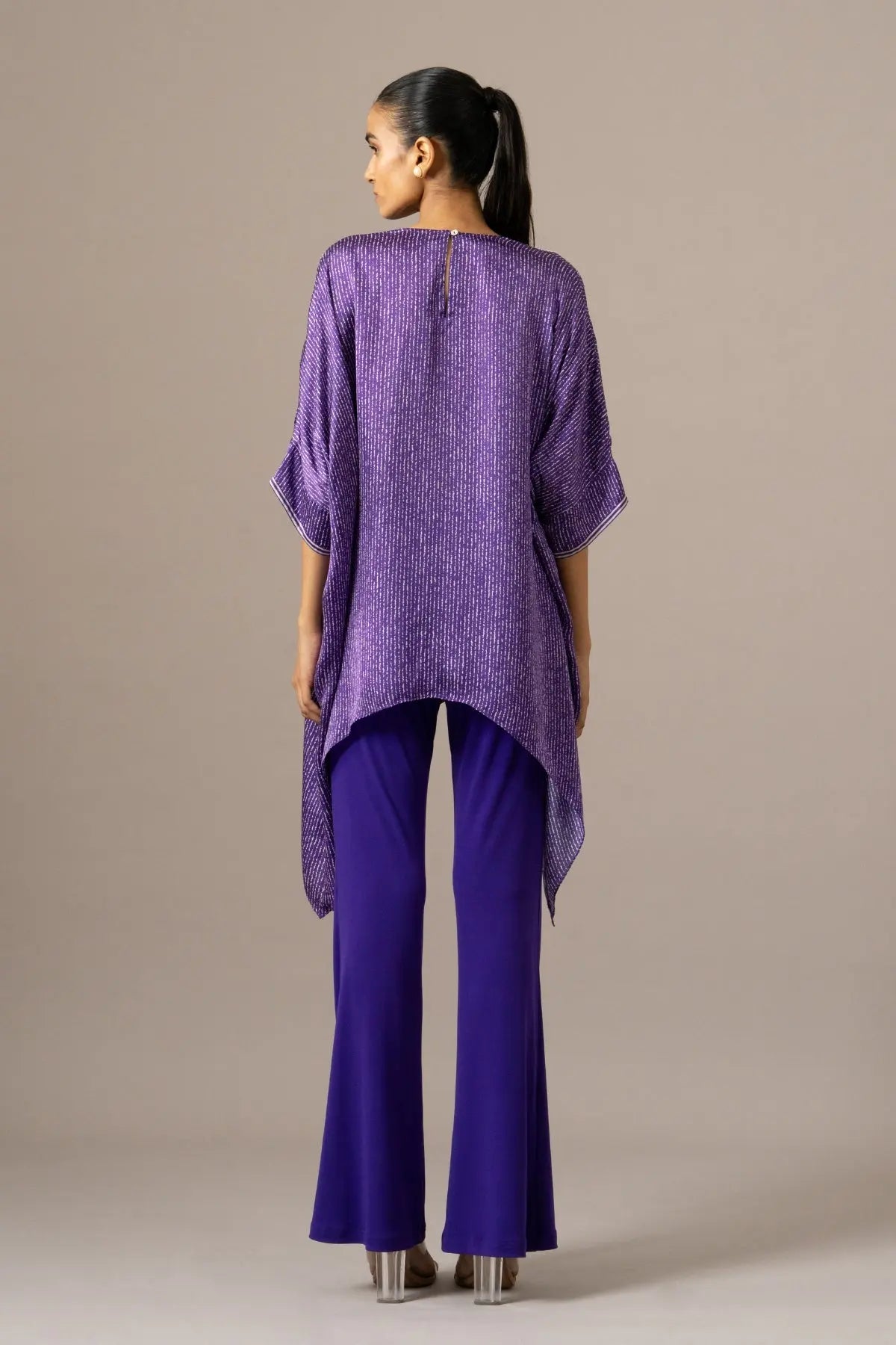 Pansy Flower Handkerchief Tunic Namrata Joshipura Online