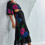 Zinnia Waist Cut Out Dress Namrata Joshipura