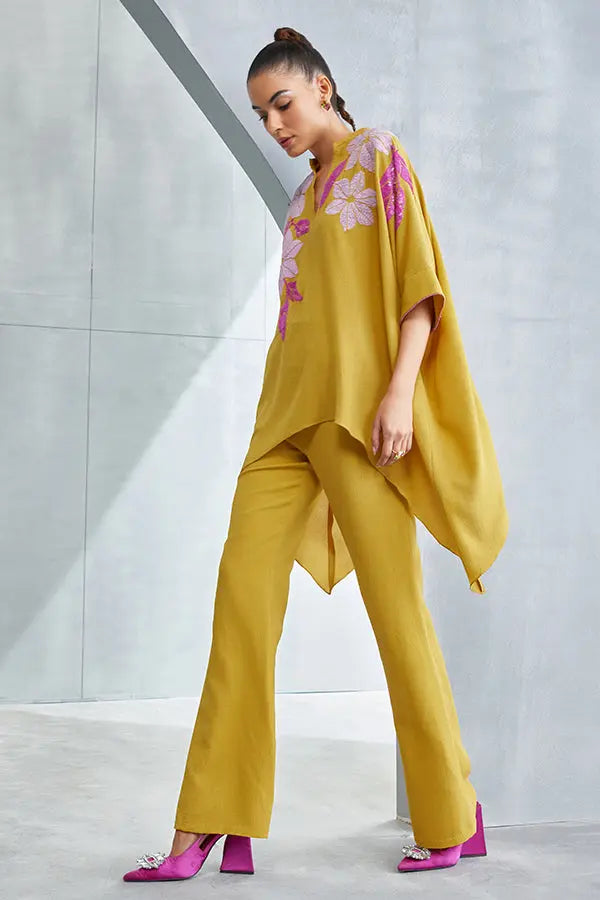 Wild Violet Handkerchief Hem Tunic Namrata Joshipura