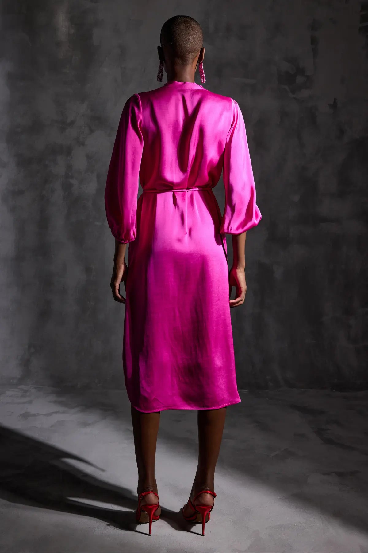 Moonflower shift dress with belt Namrata Joshipura