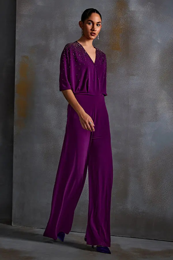 Trinket Overlap Jumpsuit Namrata Joshipura