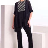 Metallic Pearl Gathered Top Namrata Joshipura