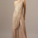 Fern Applique One Shoulder Jumpsuit Namrata Joshipura Online