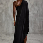 Gleam Sultry Asymetric Drape Dress Namrata Joshipura