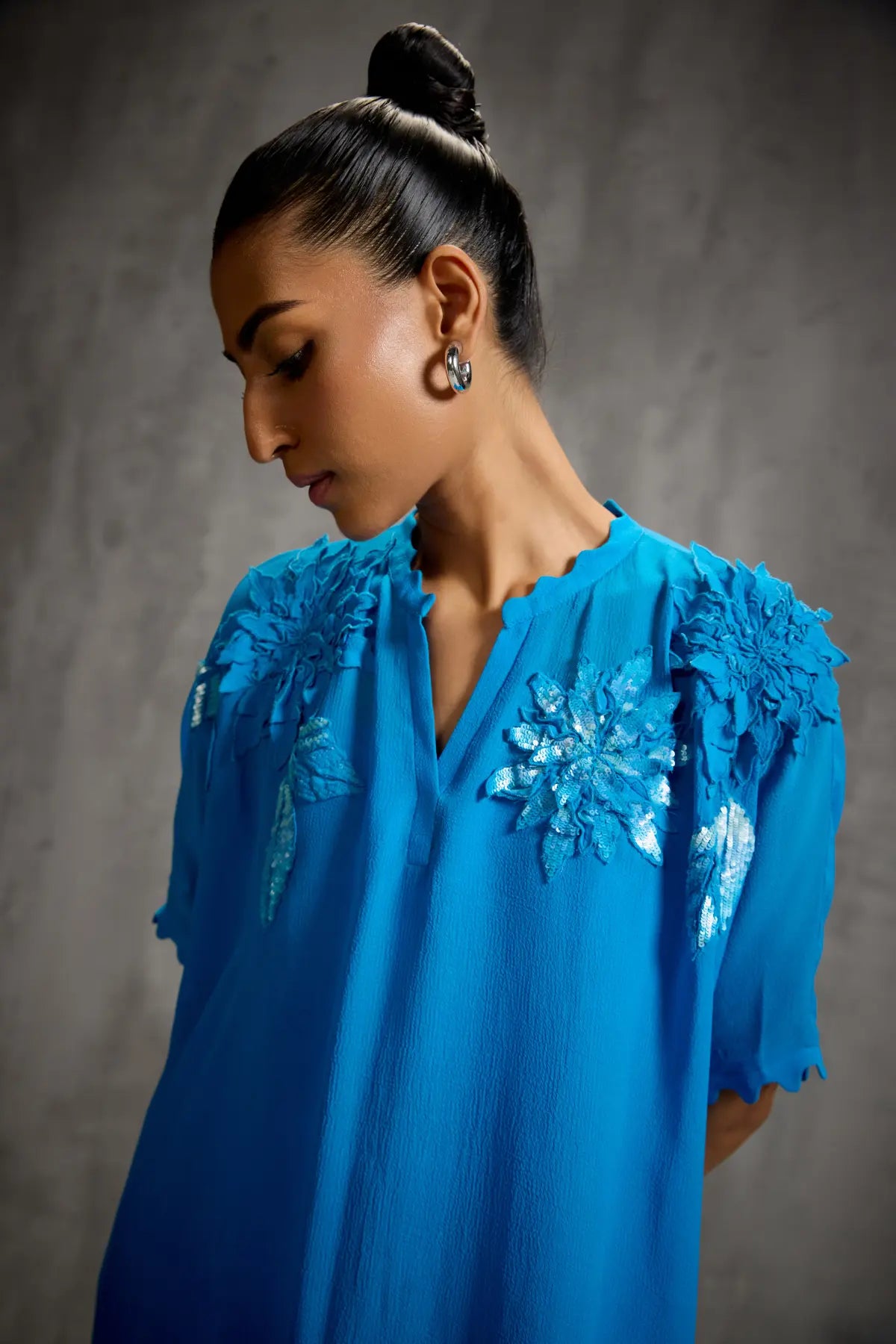 Celestial Pointed Hem Tunic Namrata Joshipura