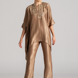 SHIMMER PAISLEY HANDKERCHIEF TUNIC