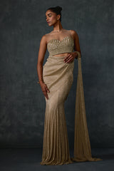 Glissara Godet Draped Saree