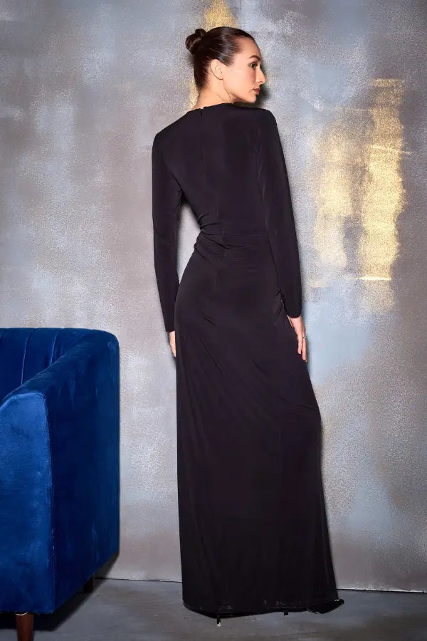 Crystal Square Cut Out Gown Namrata Joshipura