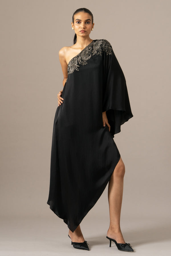 Paisley One Shoulder Dress