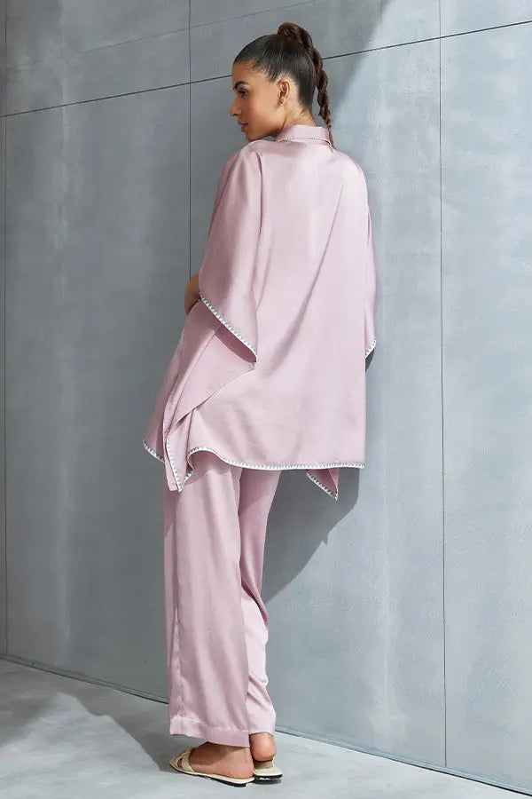 Metallic Hexa Kaftan Set Namrata Joshipura