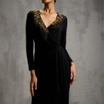 Rosettes Drape Dress Namrata Joshipura