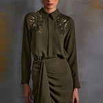 Autumn Fern Boxy Shirt Namrata Joshipura