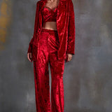 Cordelia Velvet Pant Set Namrata Joshipura
