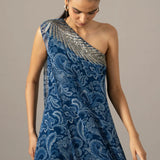 Paisley One Shoulder Fern Jumpsuit Namrata Joshipura Online
