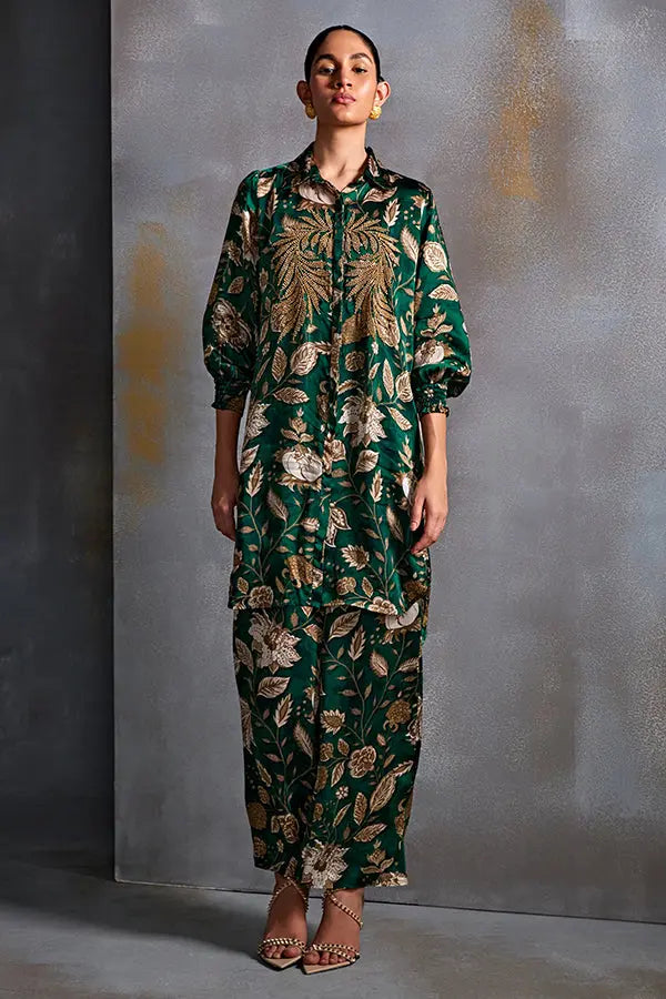 Winter Hazel Drop Shoulder Co-Ord Set Namrata Joshipura