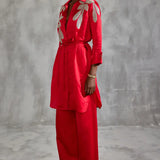 Moonflower Minimalist Tunic with Belt Namrata Joshipura