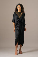 Baroque Drawstring Dress