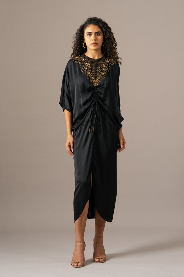 Baroque Drawstring Dress
