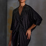 Crystal Square Drape Dress Namrata Joshipura