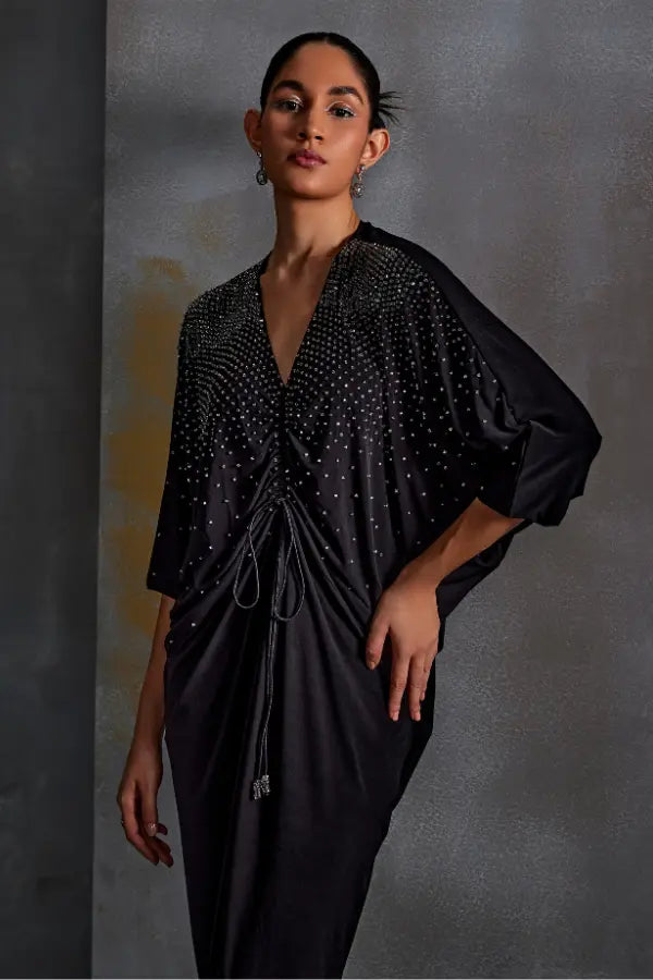 Crystal Square Drape Dress Namrata Joshipura