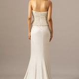 Pearl Drops Corset With Trail Skirt Set Namrata Joshipura Online