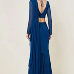 Trackline Saree With Emrmaid Drape Namrata Joshipura Online