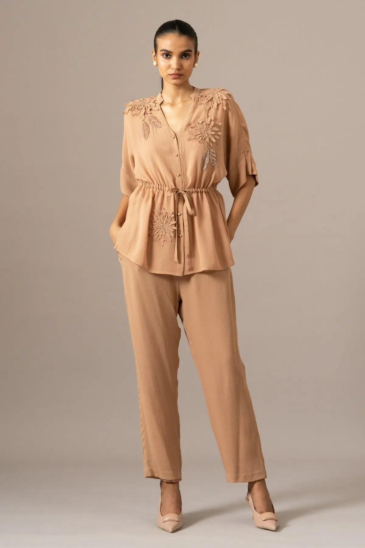 Nigella Front Open String Coord Set Namrata Joshipura Online