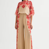 Floret Side Frill Jumpsuit Namrata Joshipura Online