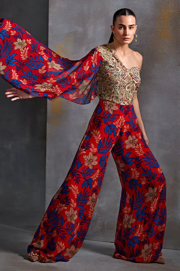 Willow One Off Shoulder Jumpsuit Namrata Joshipura