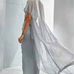 Metallic Cord Drape Skirt Set Namrata Joshipura