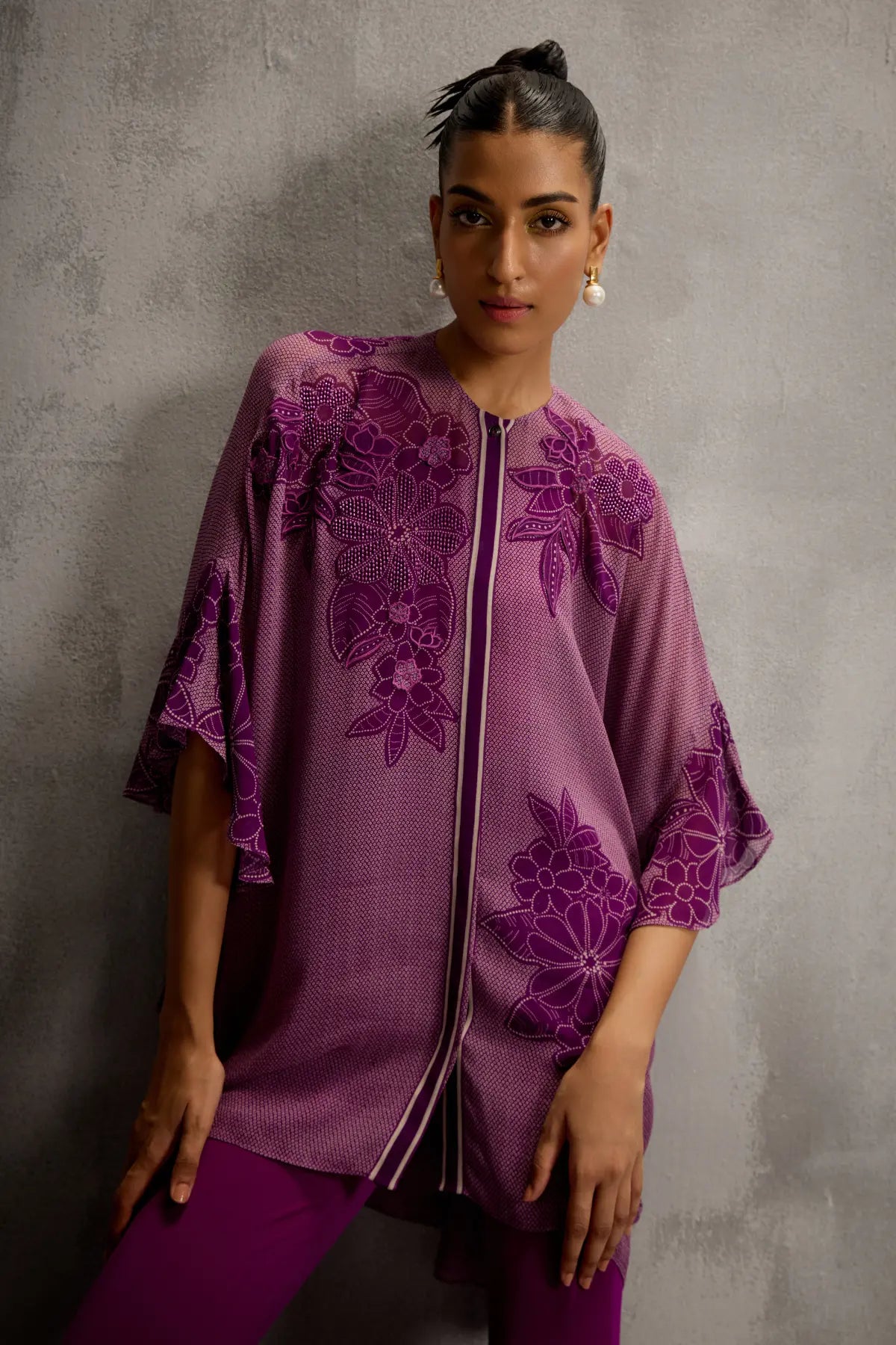 Hitachi Side Ruffled Tunic Namrata Joshipura