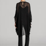 PEARL SHOWER FRILL TUNIC