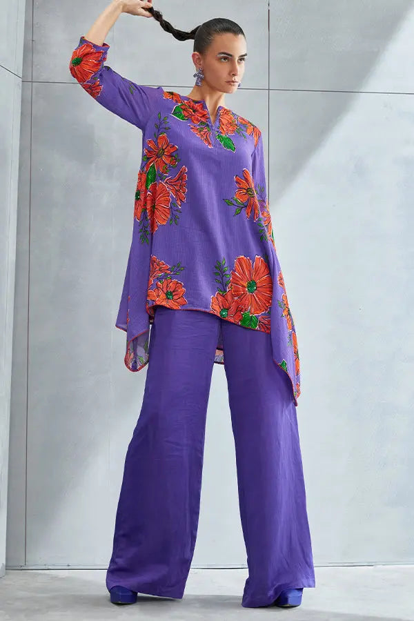 Zinnia Asymmetric Tunic Namrata Joshipura