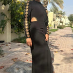 Lisa Ray in Katniss Shimmer Drape Saree Namrata Joshipura Online (Celebrity Muses)