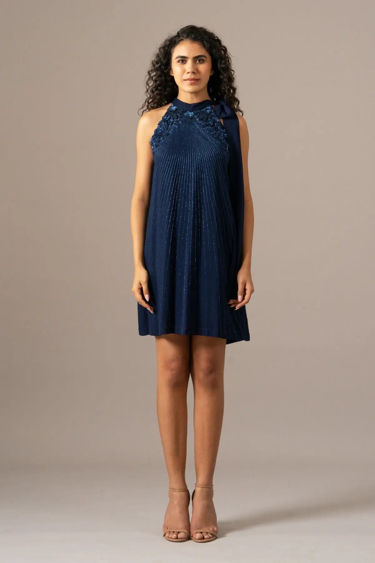 Baroque Halter Neck Dress Namrata Joshipura Online