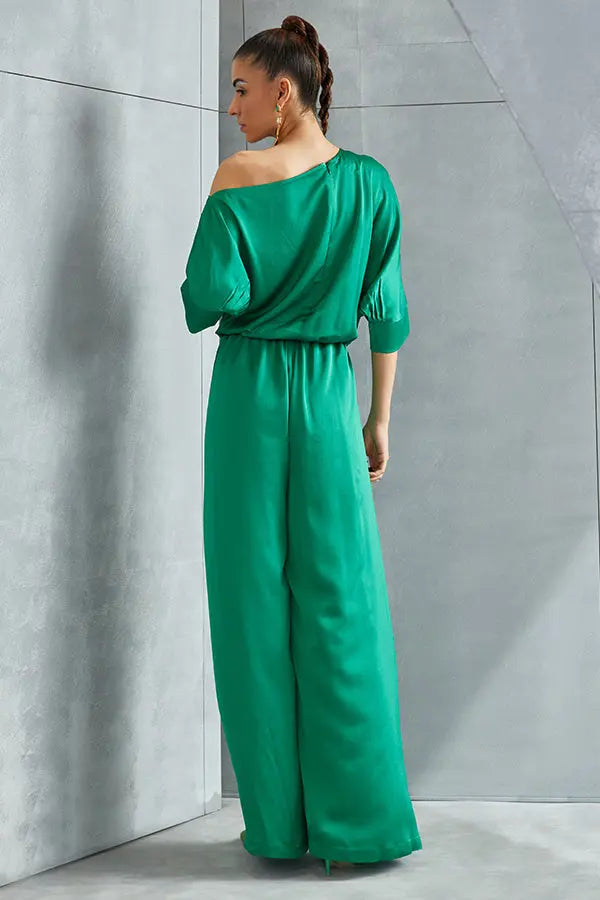 River Leaf Drop Shoulder Jumpsuit Namrata Joshipura