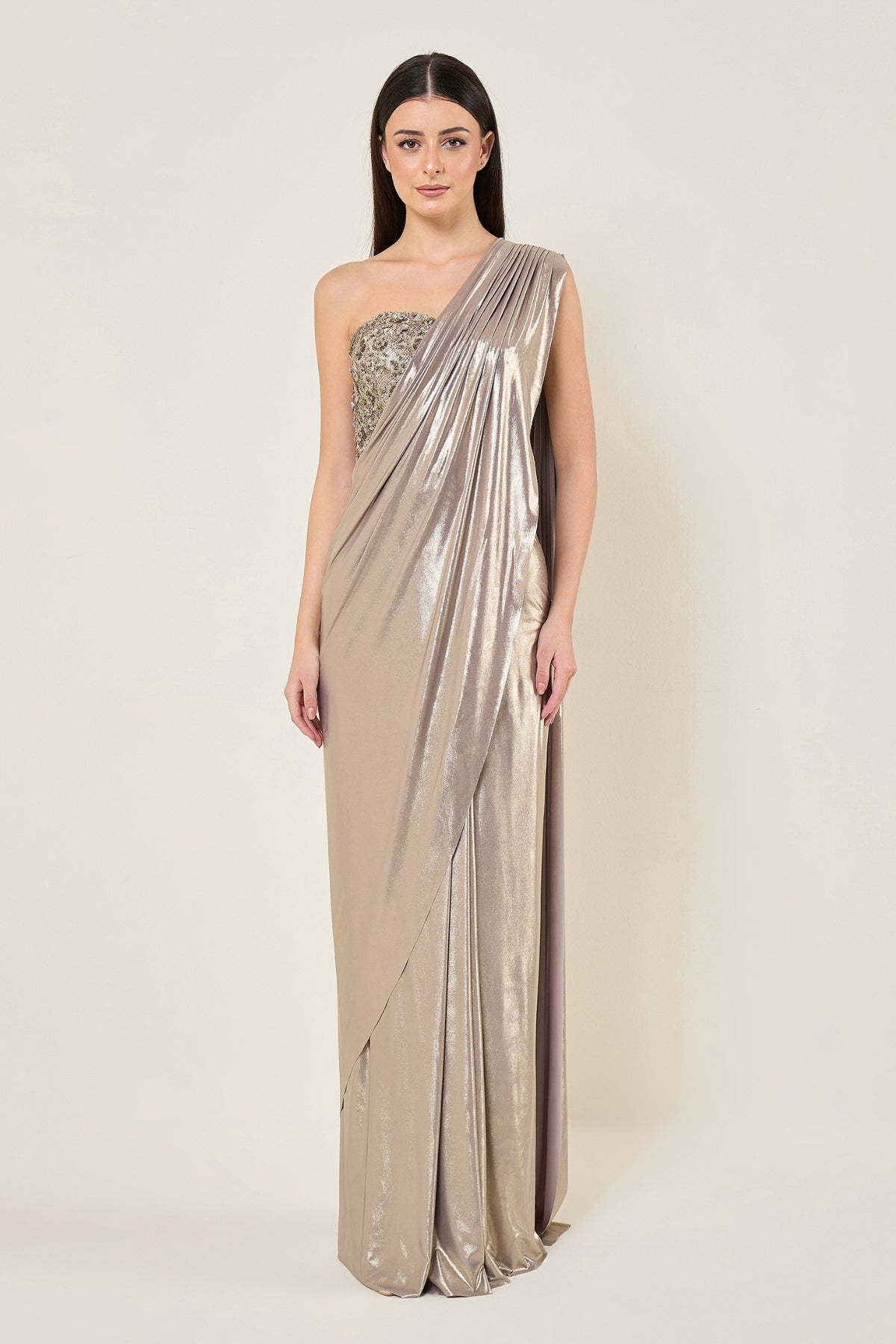 Amara Corset Blouse With Drape Saree Namrata Joshipura Online