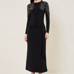 MARIELLE WAIST TIE DRAPED DRESS Namrata Joshipura Online