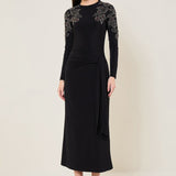 MARIELLE WAIST TIE DRAPED DRESS Namrata Joshipura Online