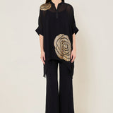 ROSETTE BARK ZIPPER TUNIC Namrata Joshipura Online