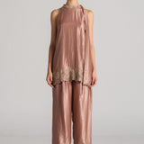 SHIMMER PAISLEY HALTER NECK CO-ORD SET