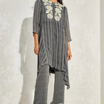 Aster Stripes Straight Set Namrata Joshipura