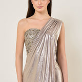 Amara Corset Blouse With Drape Saree Namrata Joshipura Online