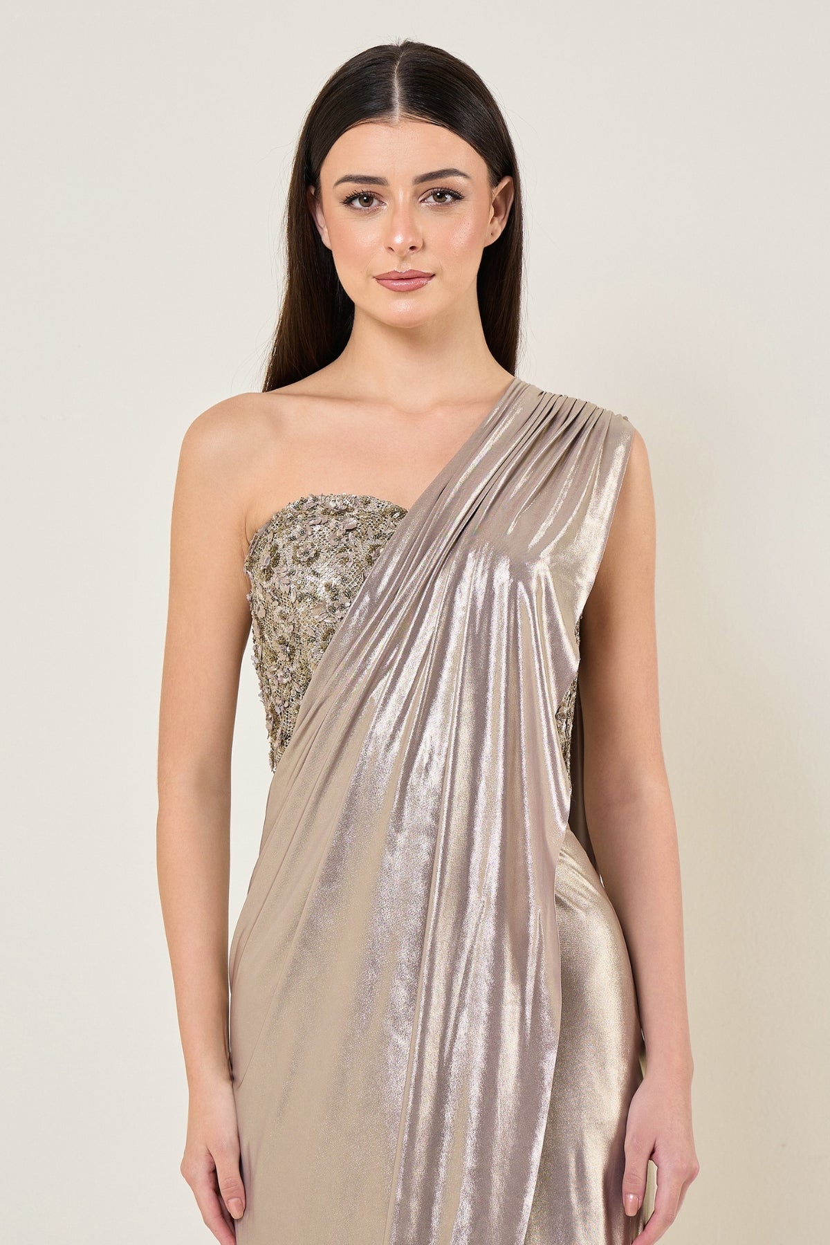 Amara Corset Blouse With Drape Saree Namrata Joshipura Online